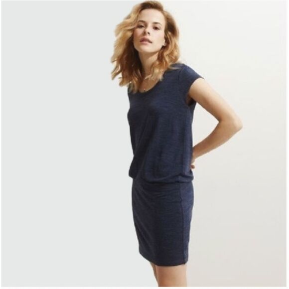 Lou & Grey Signature Soft Blouson Dress Knit Tee Style Size Small - Picture 1 of 7